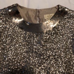 Kate Spade silver sequin tank.  Size 0